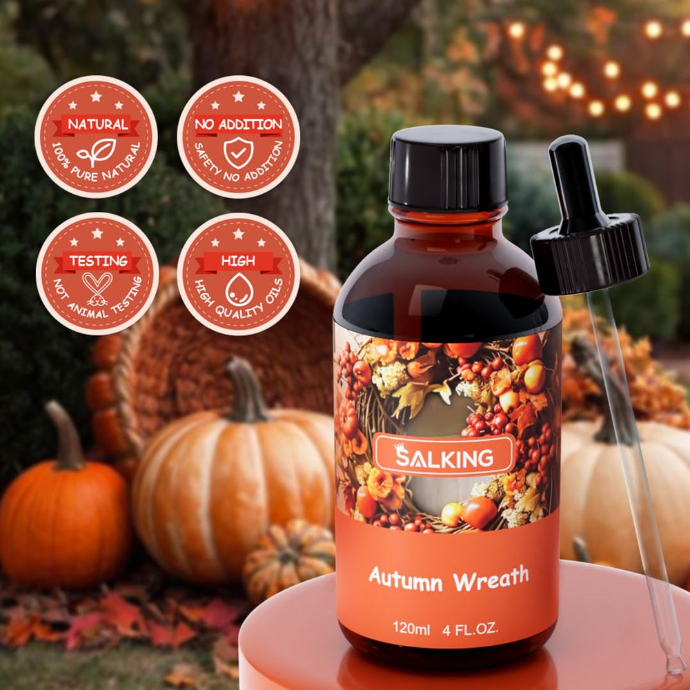 SALKING Autumn Wreath fragrance oil in diffuser for warm seasonal aroma