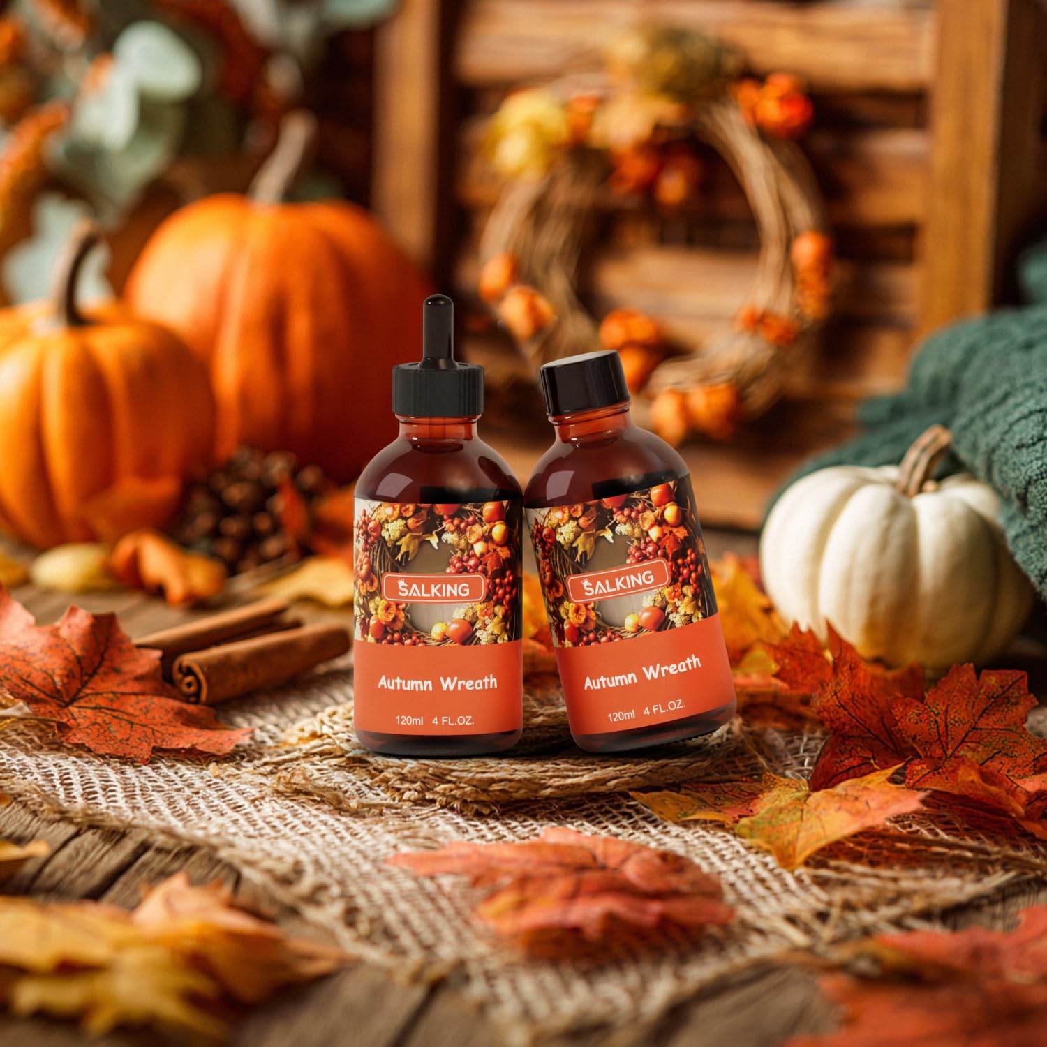 SALKING Autumn Wreath fragrance oil for soap making and autumnal soaps