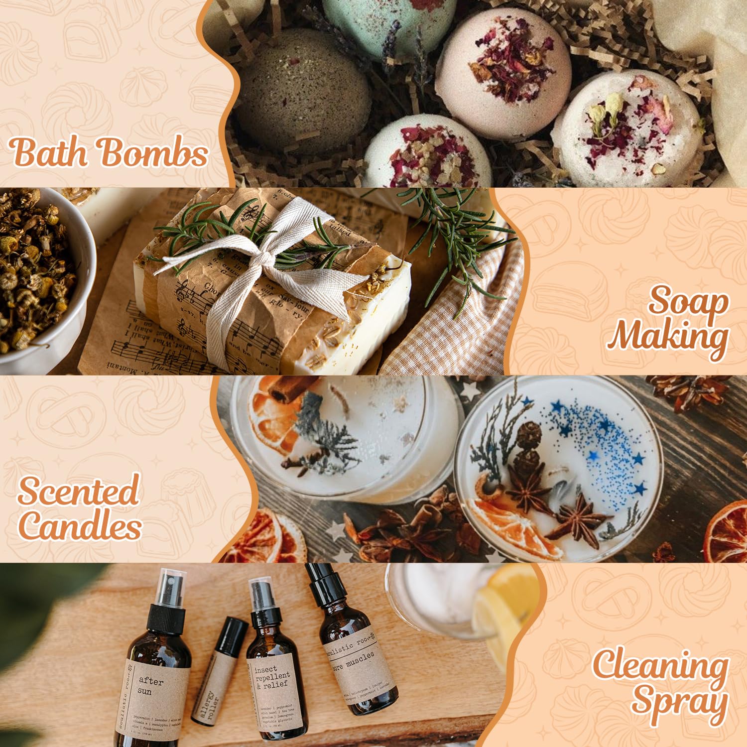 SALKING Bakery Sugar Cookie packaging highlights premium oils for DIY projects.