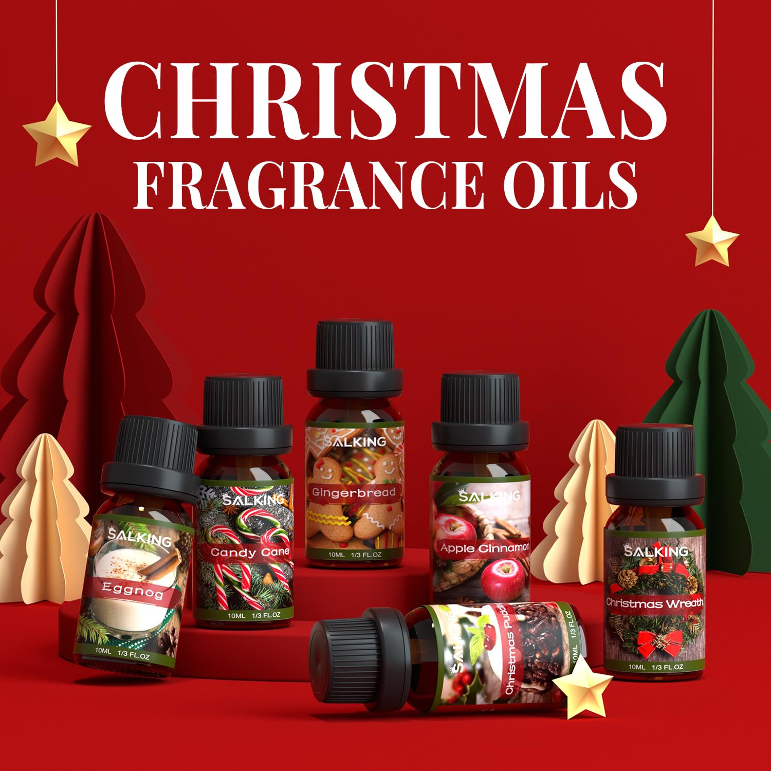 SALKING apple cinnamon bottle delivers warm, cozy scent at home.