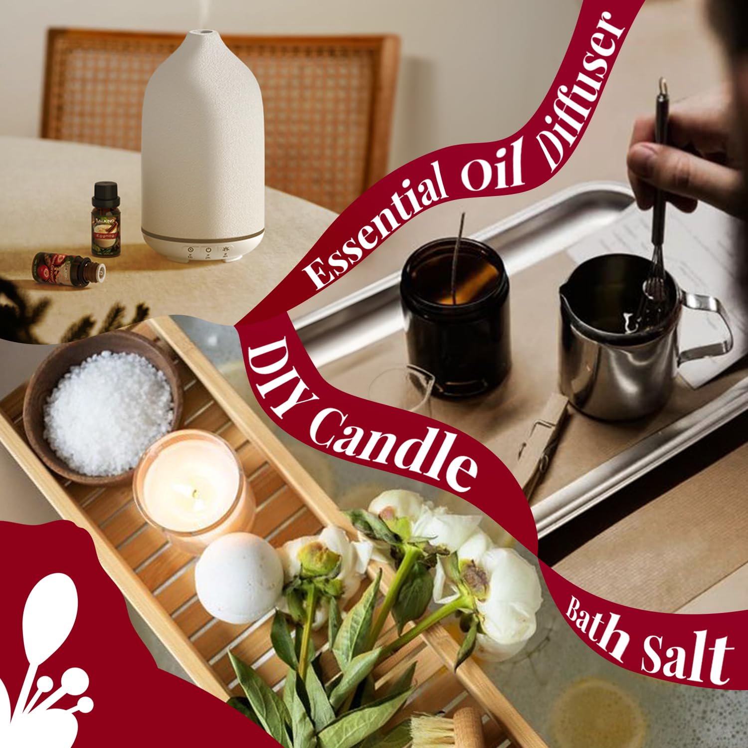 SALKING gift box with fragrance oils for elegant holiday gifting.