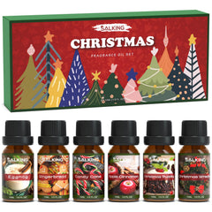 SALKING Christmas wreath bottle for festive diffuser ambiance.