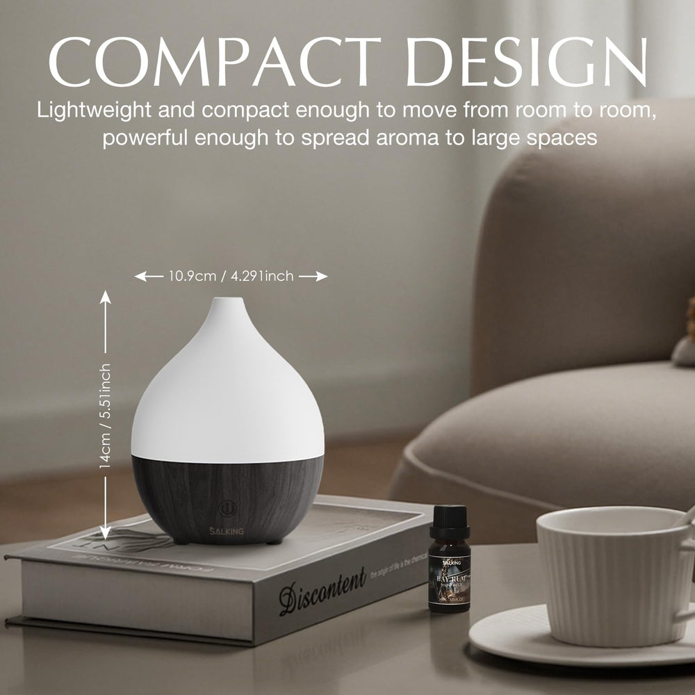 SALKING compact diffuser with auto shut-off for safe unattended use