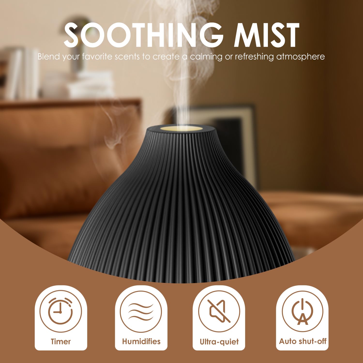SALKING diffuser continuous mist mode for steady aroma delivery