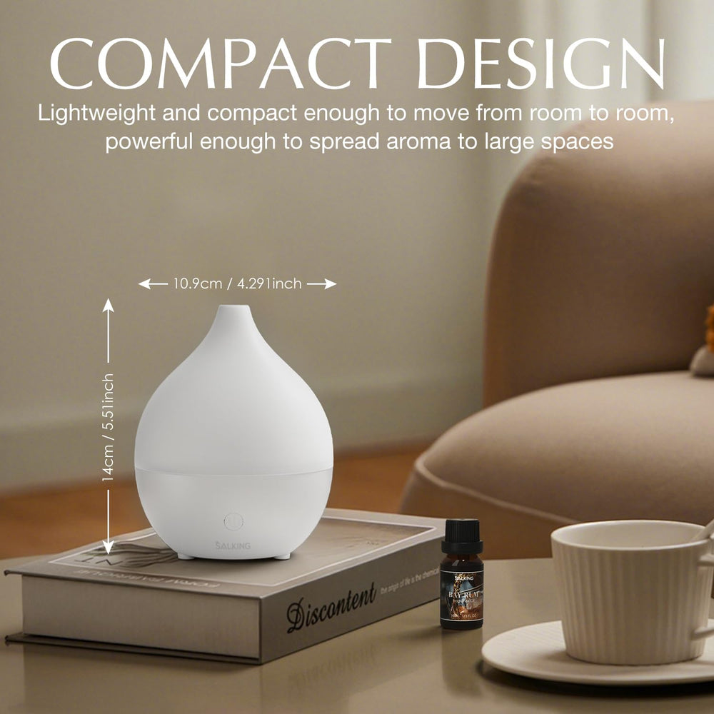 SALKING diffuser on a desk supports small-space aromatherapy at work