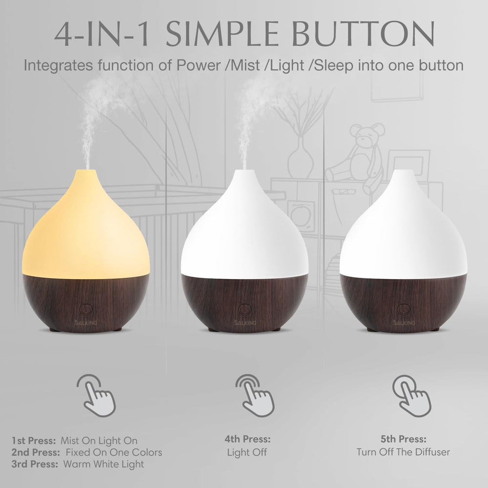 SALKING diffuser in office setup promotes calm focus and productivity