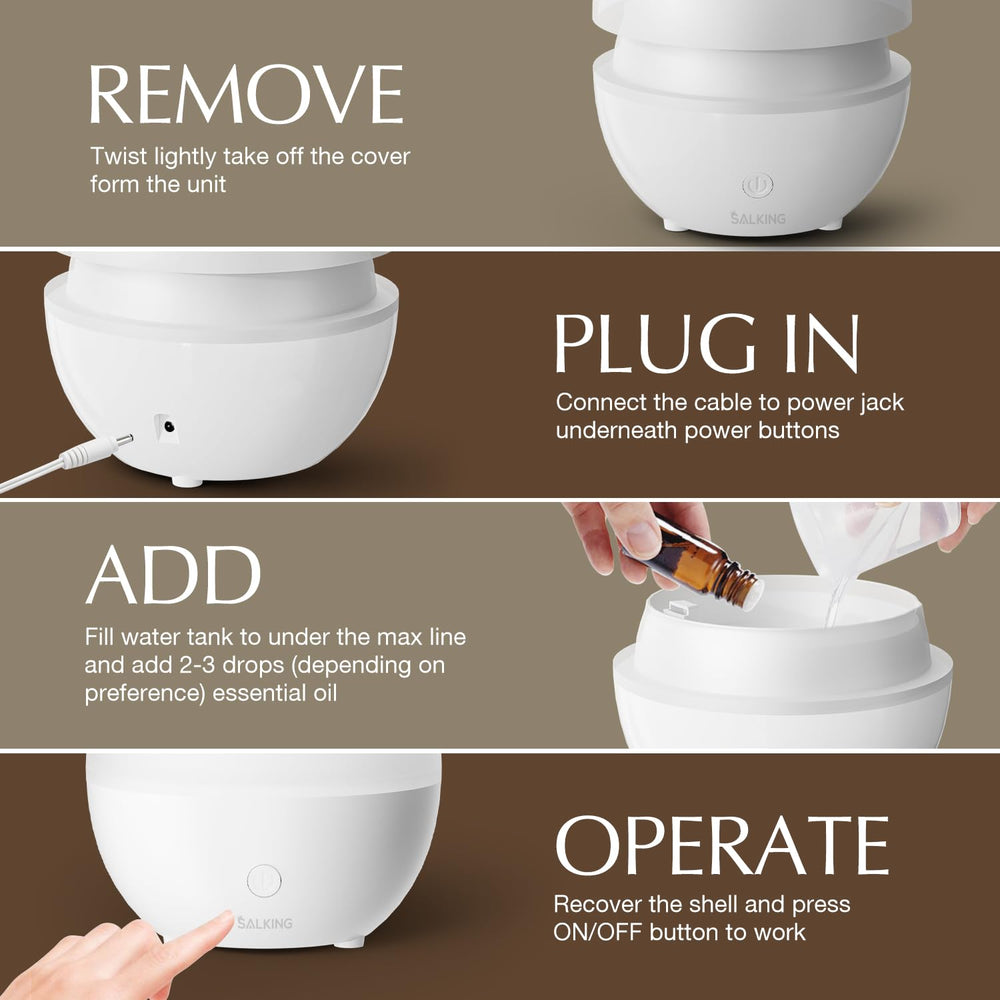 SALKING diffuser portable and easy to move between rooms