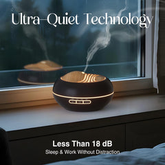 SALKING diffuser ultrasonic quiet operation for peaceful nights.