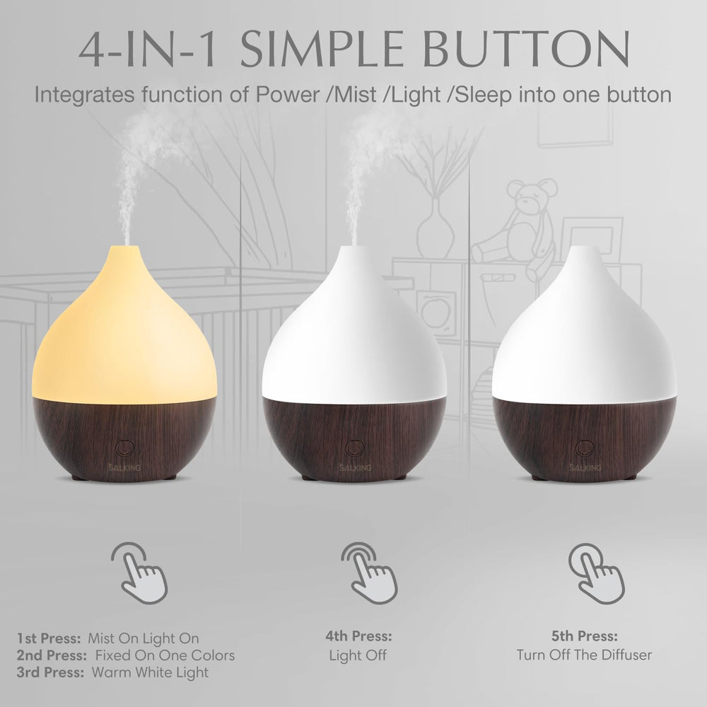 SALKING eight warm-light options create a cozy nighttime atmosphere