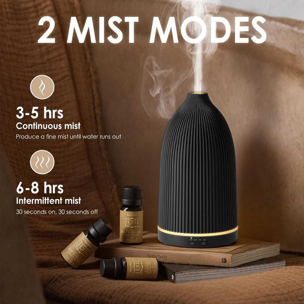 SALKING essential oil diffuser side view suitable for desks and nightstands