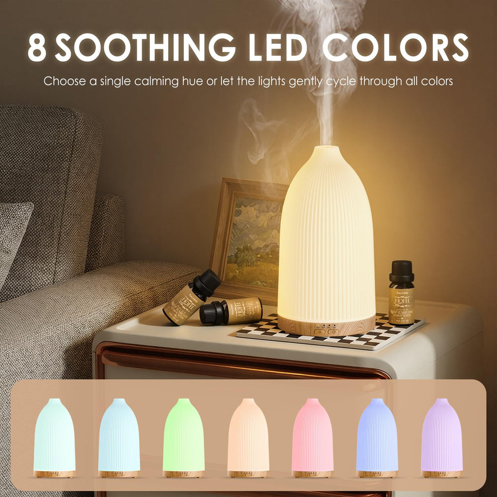 Salking diffuser provides dual mist modes for steady aroma or gentle intermittent diffusion.