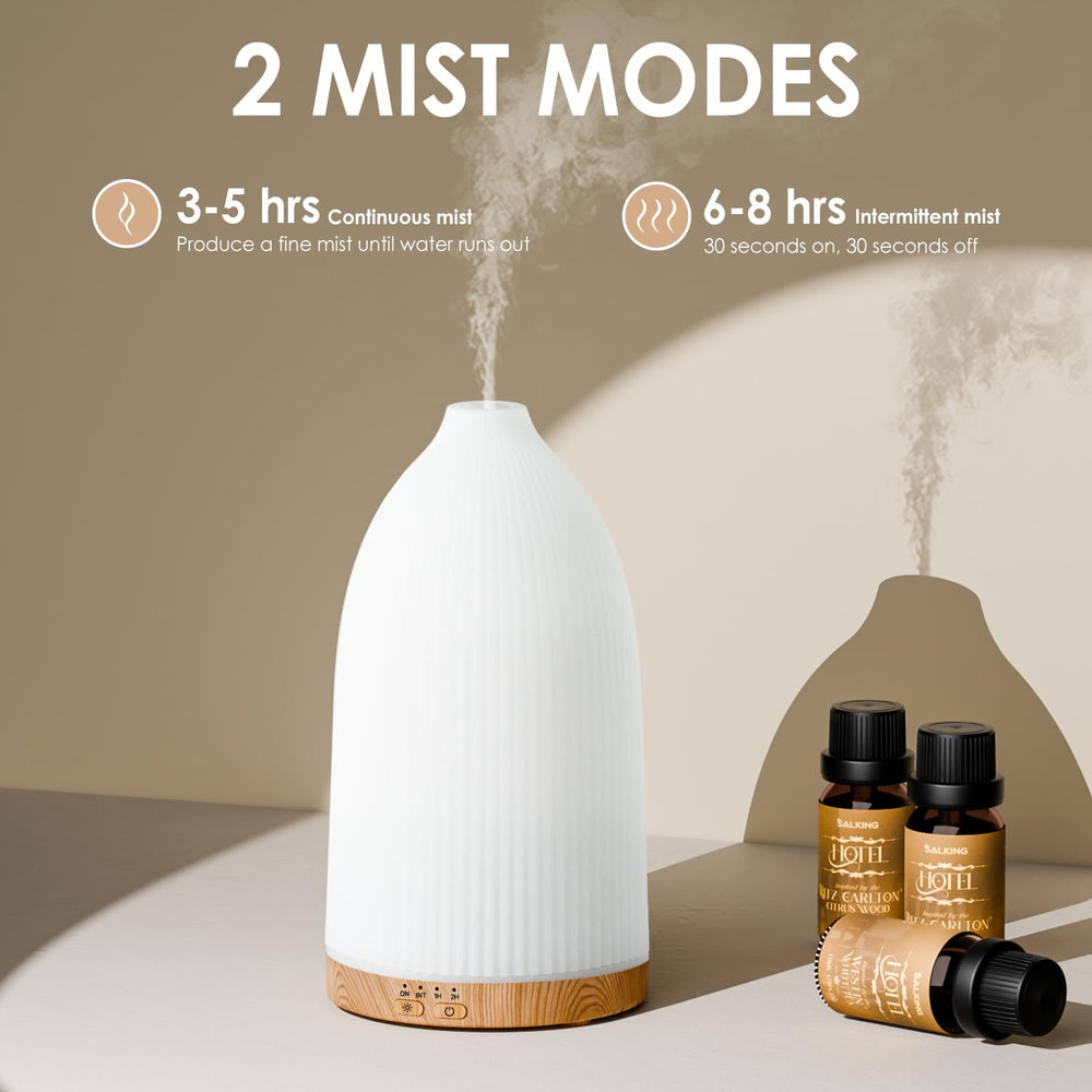 Salking diffuser LED nightlight offers warm glow for comforting bedtime ambiance.