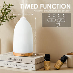 Salking diffuser timer lets ON/1H/2H control for worry-free use.