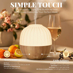 SALKING Ultrasonic Diffuser operates quietly for bedrooms and offices