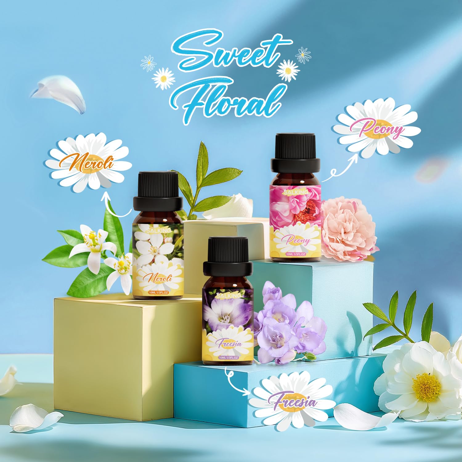 SALKING honeysuckle aroma bottle suited for diffuser ambiance.