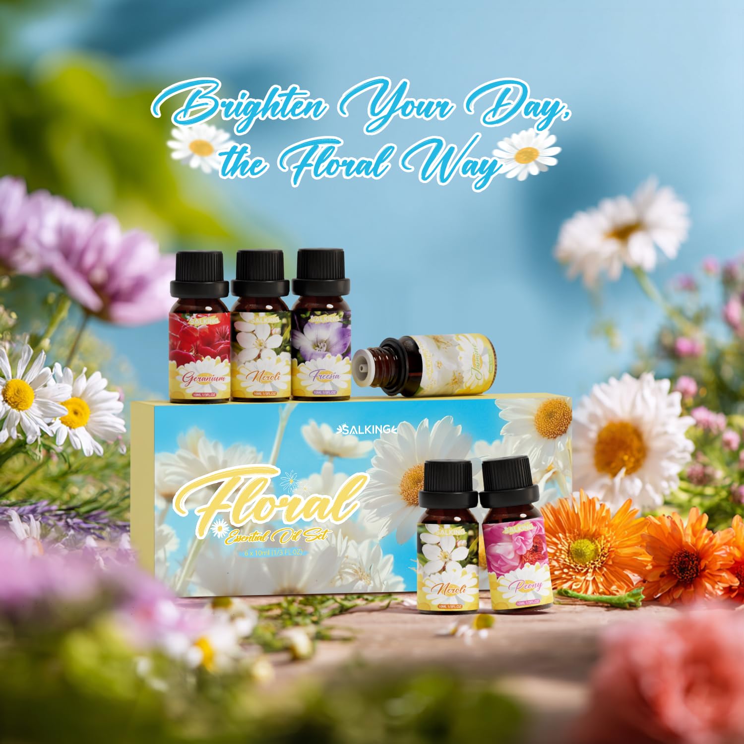 SALKING gift set packaging highlighting a ready-to-share fragrance gift.