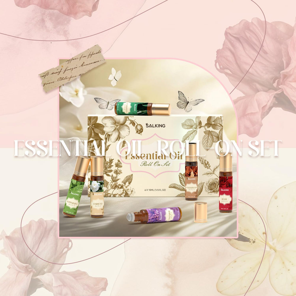 SALKING Essential Oils Roll-On Set – eucalyptus for refreshing clarity and breathing support.