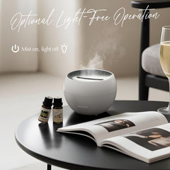 SALKING flame diffuser compact design fits desks and shelves with elegance