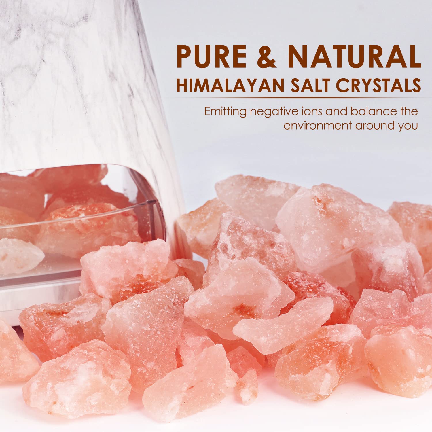 SALKING flame-effect diffuser emits a realistic glow while dispersing essential oils.