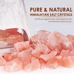 SALKING flame-effect diffuser emits a realistic glow while dispersing essential oils.