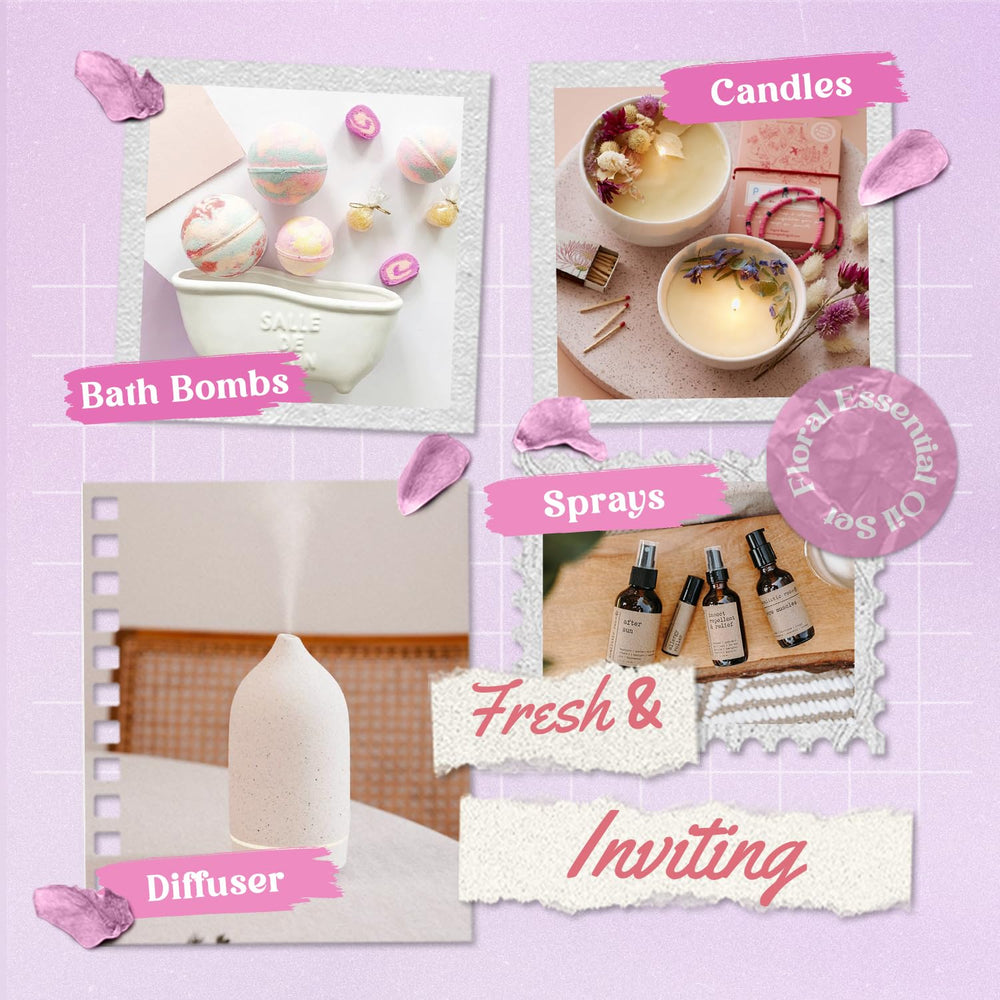 SALKING Floral Essential Oils Set Gift-ready packaging and aroma boost.
