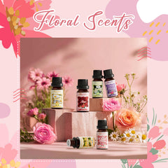 SALKING Floral Oils Set rose bottle ideal for elegant ambiance