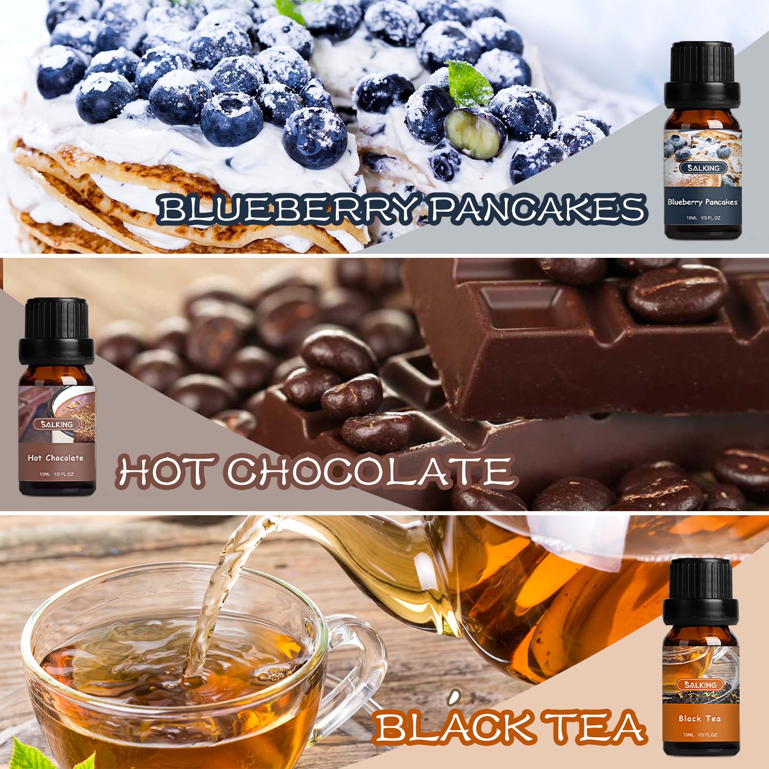 SALKING Hot Chocolate oil for comforting diffusion and cozy moments