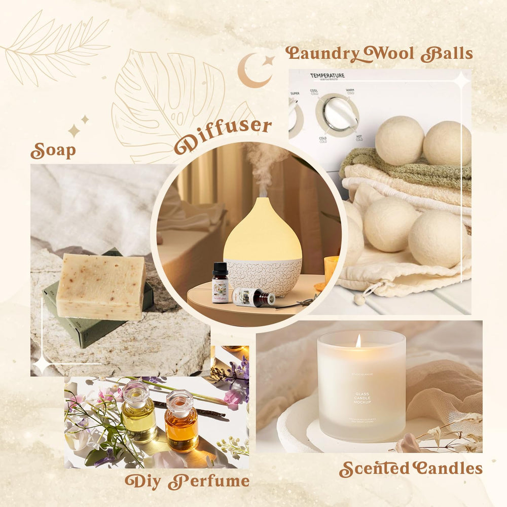 SALKING Day Dream diffuser oil bottle evokes calm for winding down.