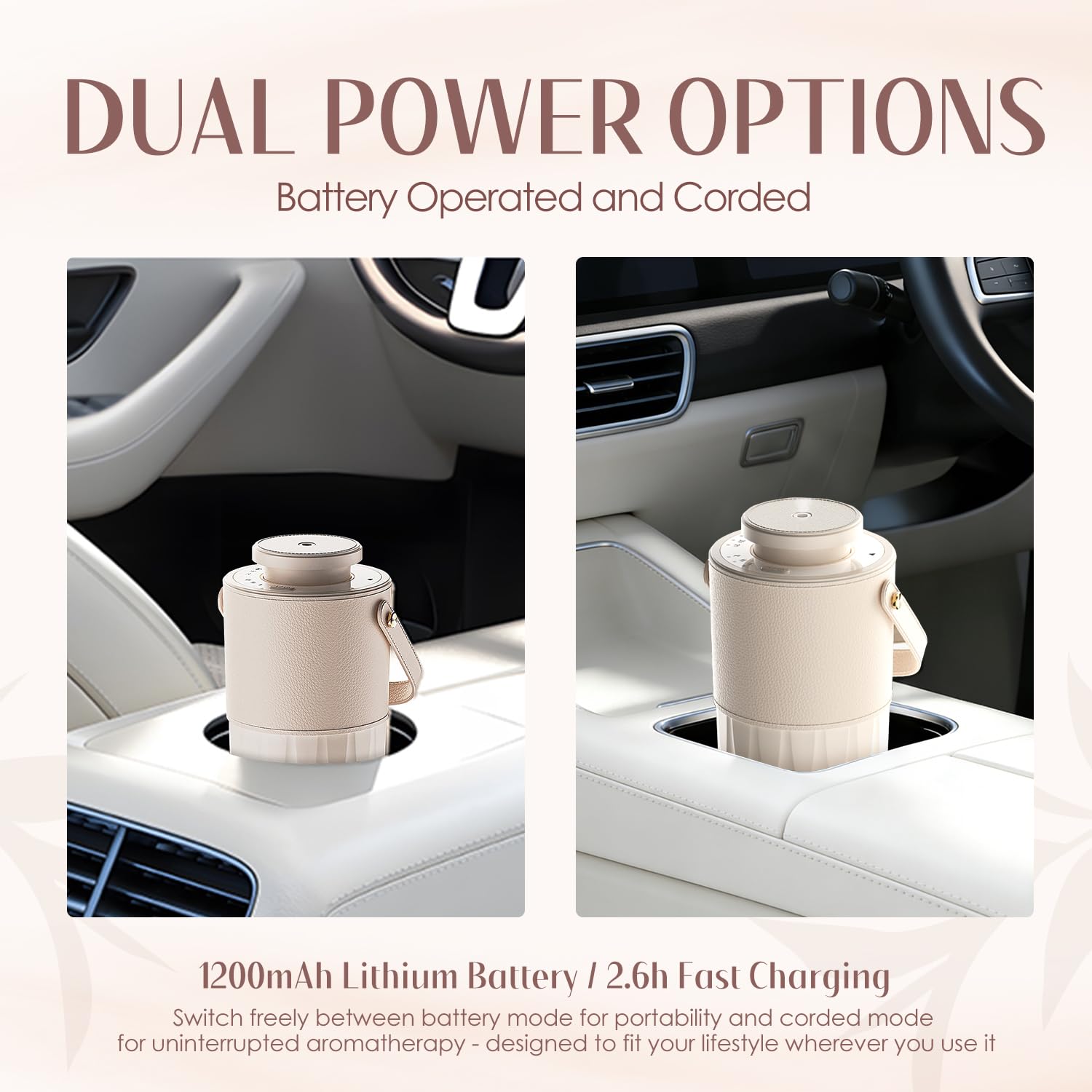 SALKING waterless diffuser with 30 ml hotel fragrance oil included for quick setup.