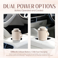 SALKING waterless diffuser with 30 ml hotel fragrance oil included for quick setup.