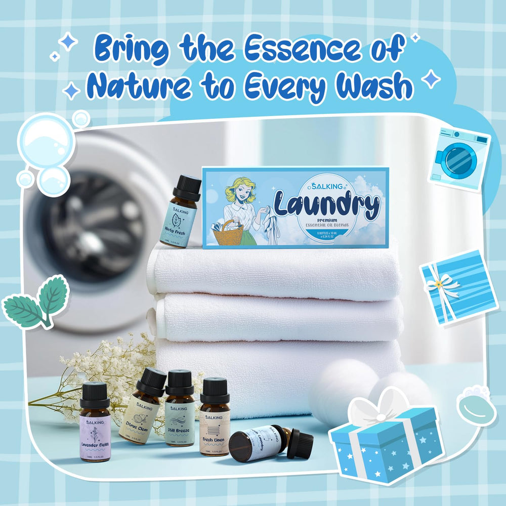 SALKING Minty Fresh dryer load scent offers crisp, cool notes for revitalized laundry.