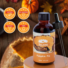 SALKING Pumpkin Pie Fragrance Oil for Soap Making enhances seasonal lather.