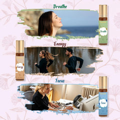SALKING roll-on application targets wrists and temples for quick soothing rituals.
