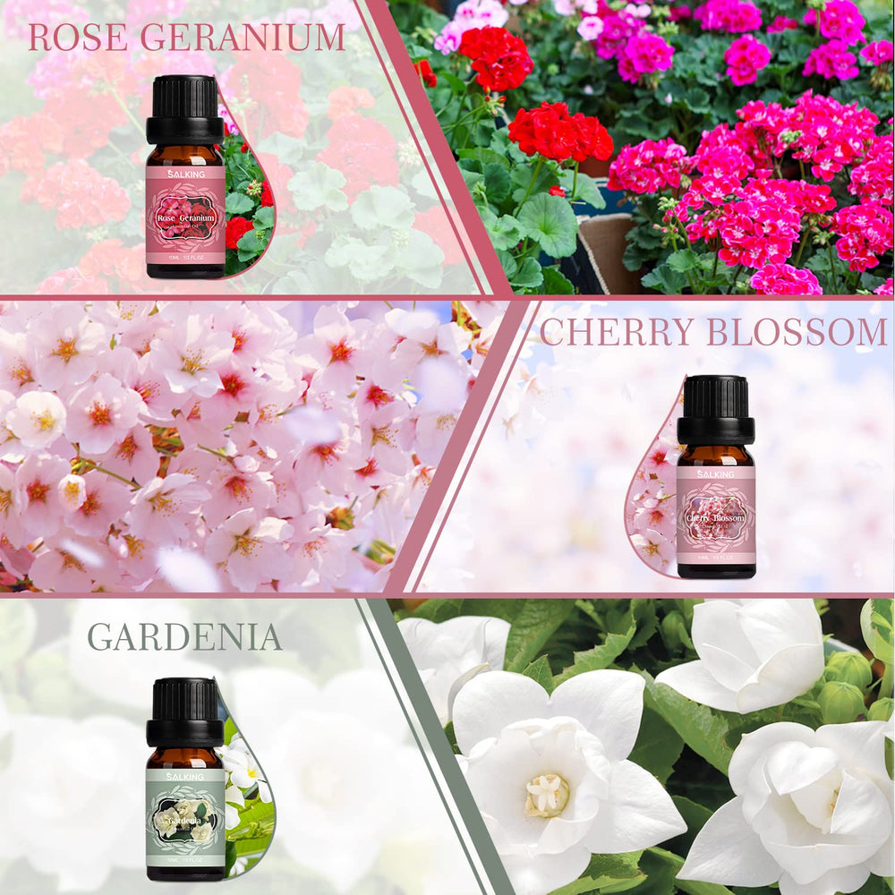 SALKING Spring Fragrance Oil Rose Geranium for elegant botanical aroma