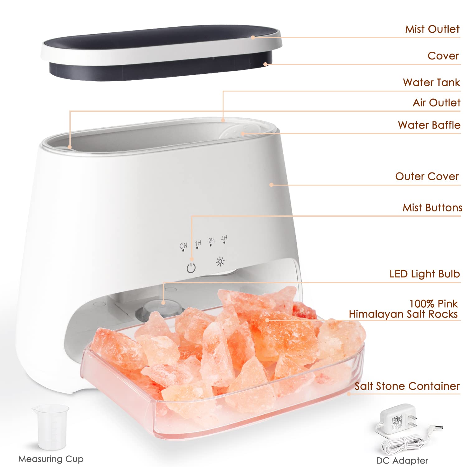 SALKING ultrasonic cool mist diffusion for aromatherapy