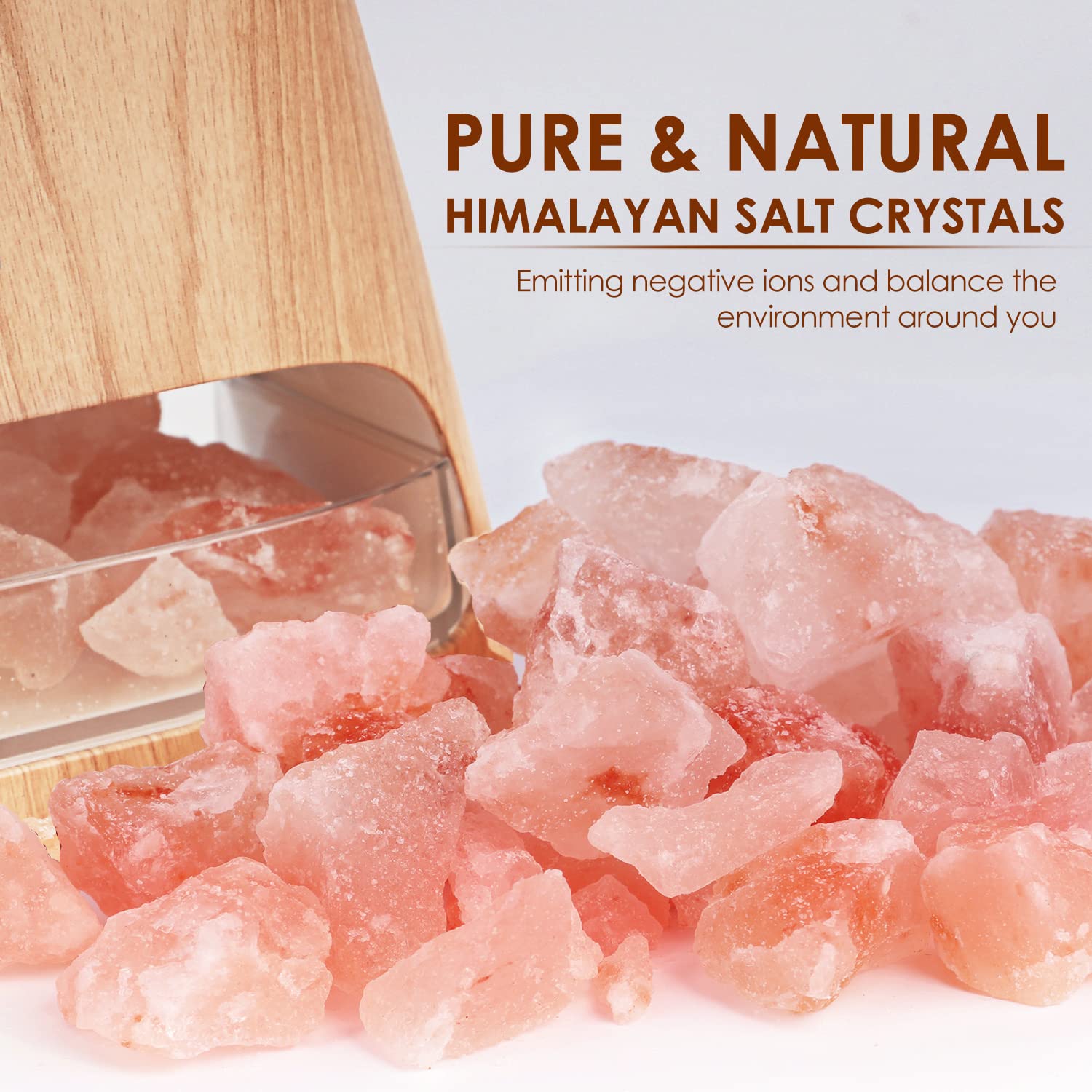 SALKING ultrasonic diffuser with flame effect adds gentle aromatherapy and visual interest.