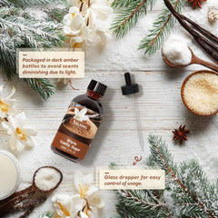 SALKING Warm Vanilla Sugar diffuser-ready oil disperses for relaxing spaces.