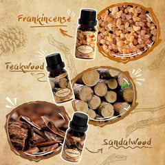 SALKING woody fragrance oil packaging highlights premium, cruelty-free oils