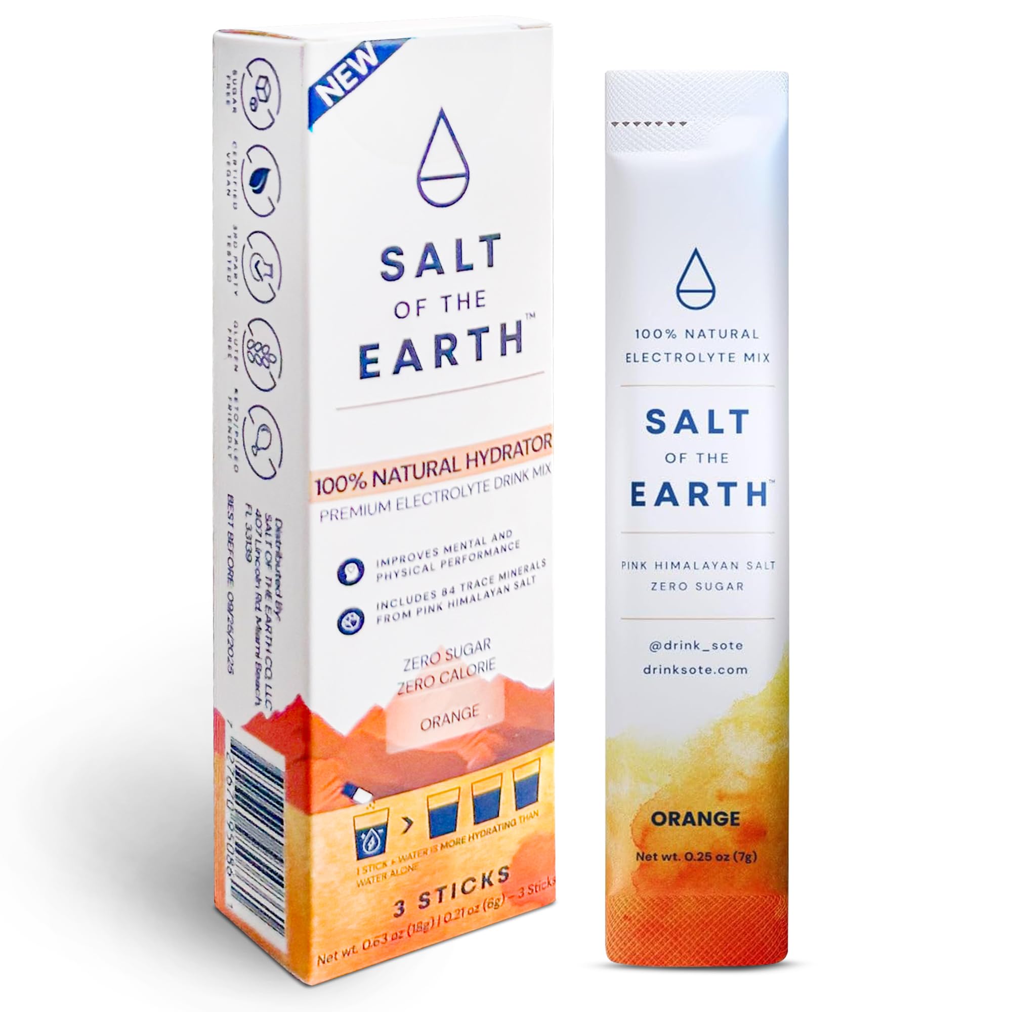 Salt of the Earth active-life scene with sticks for convenient hydration