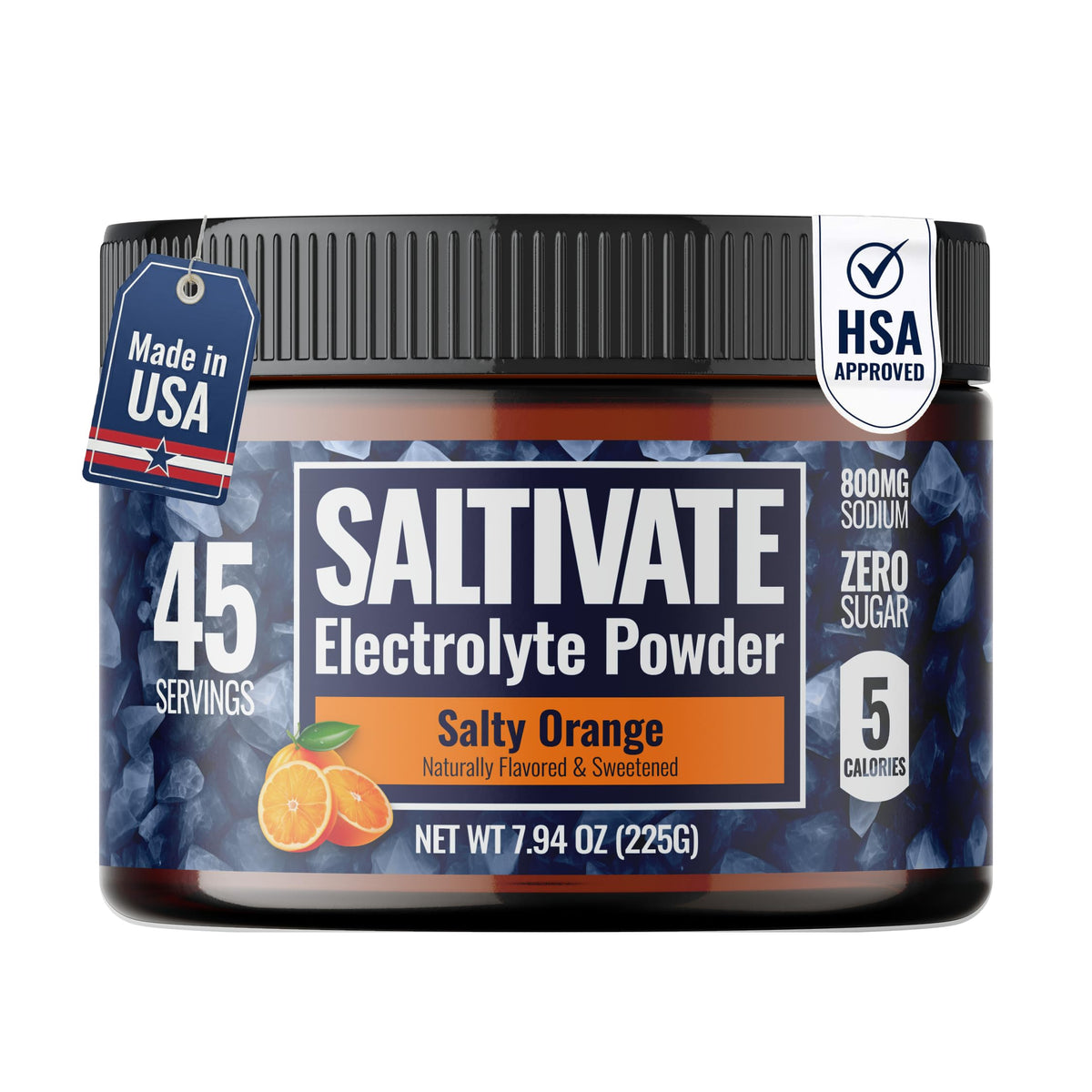 Saltivate high-sodium electrolytes bottle ready for intense workouts