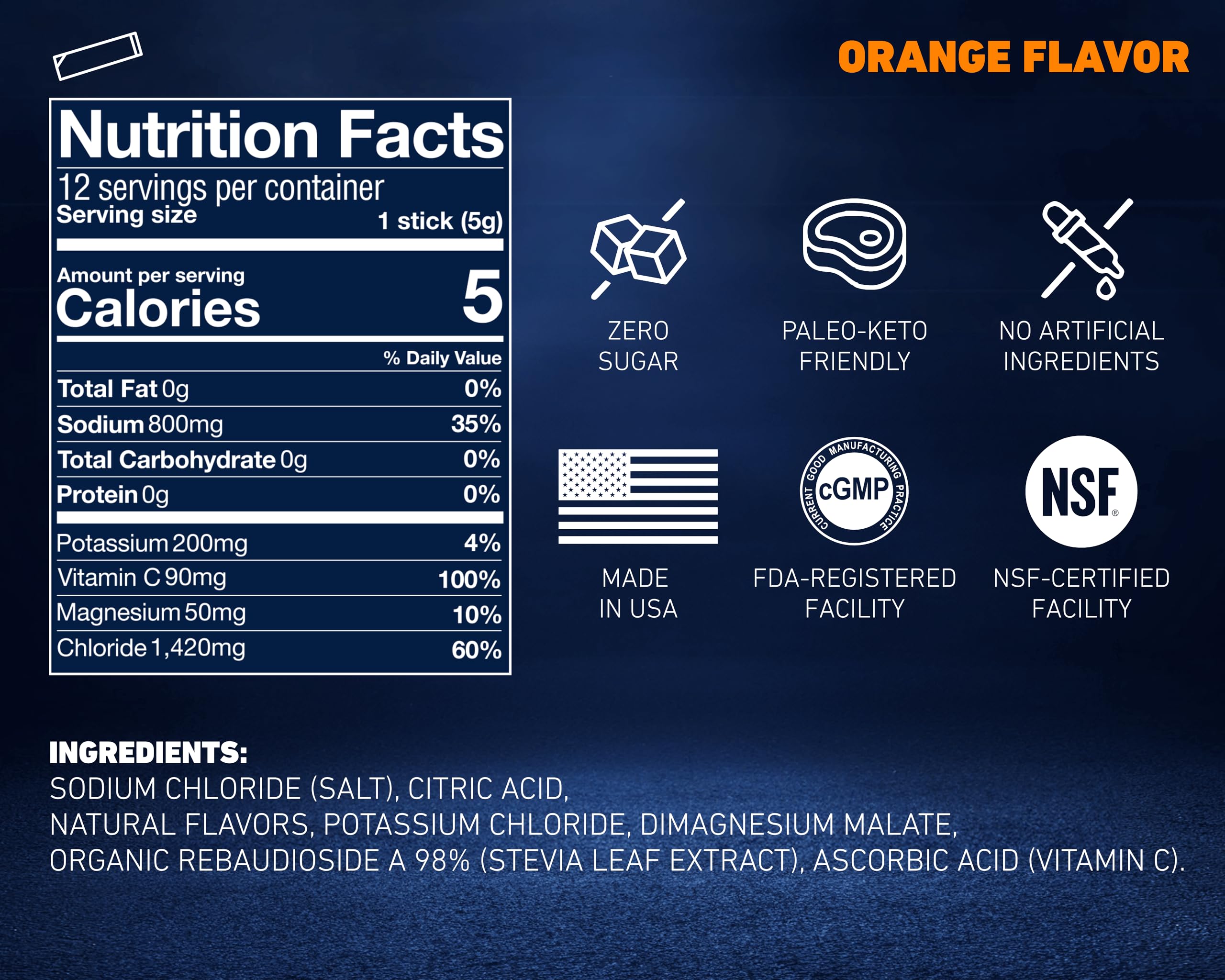 Saltivate Salty Orange Electrolytes keto-friendly hydration for busy athletes.