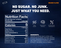 Saltivate salty-orange electrolyte stick ready in gym bag