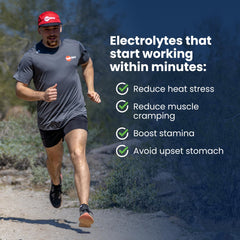 SaltStick Electrolyte FastChews dissolve quickly for rapid replenishment.