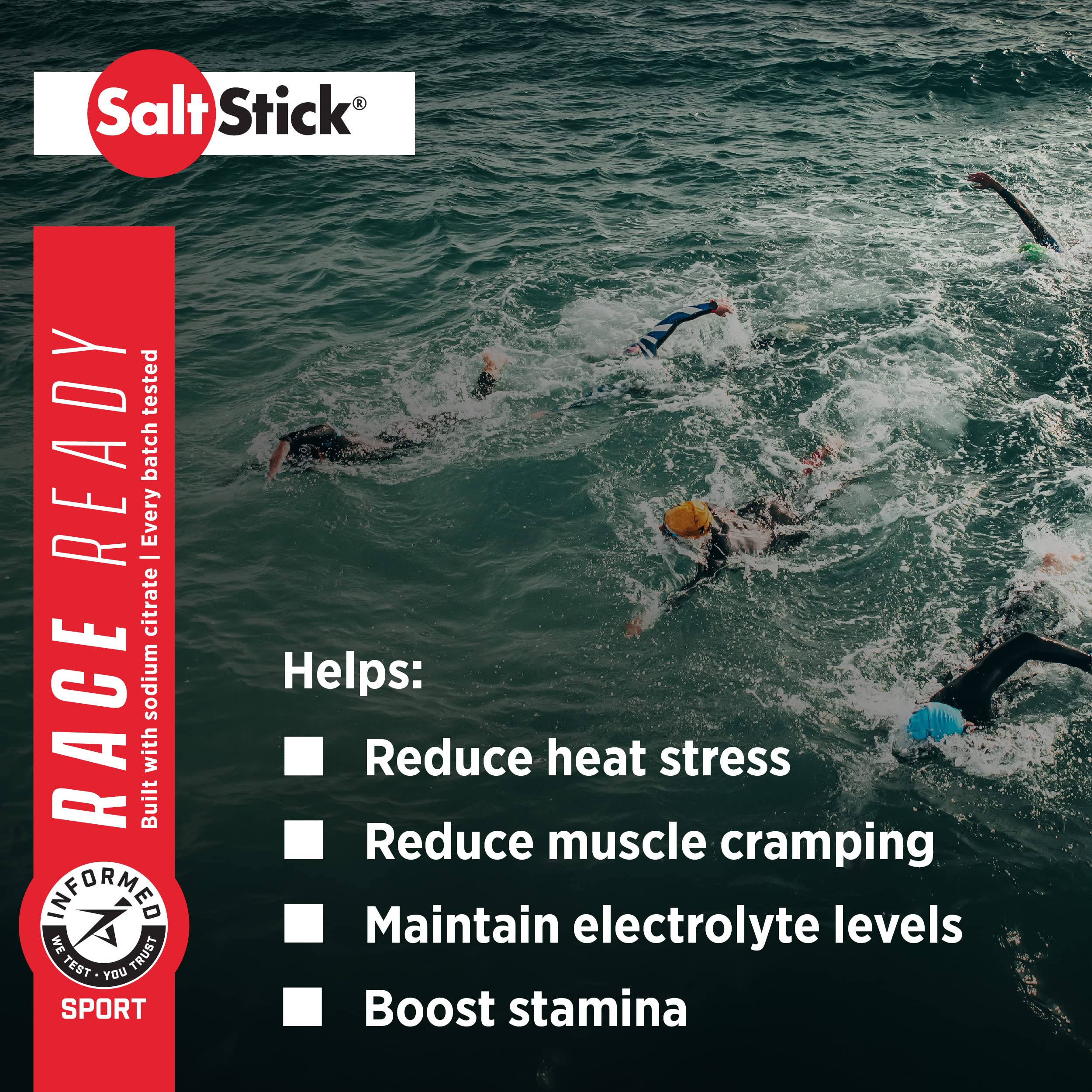 SaltStick Electrolytes during a run for steady hydration on the course.