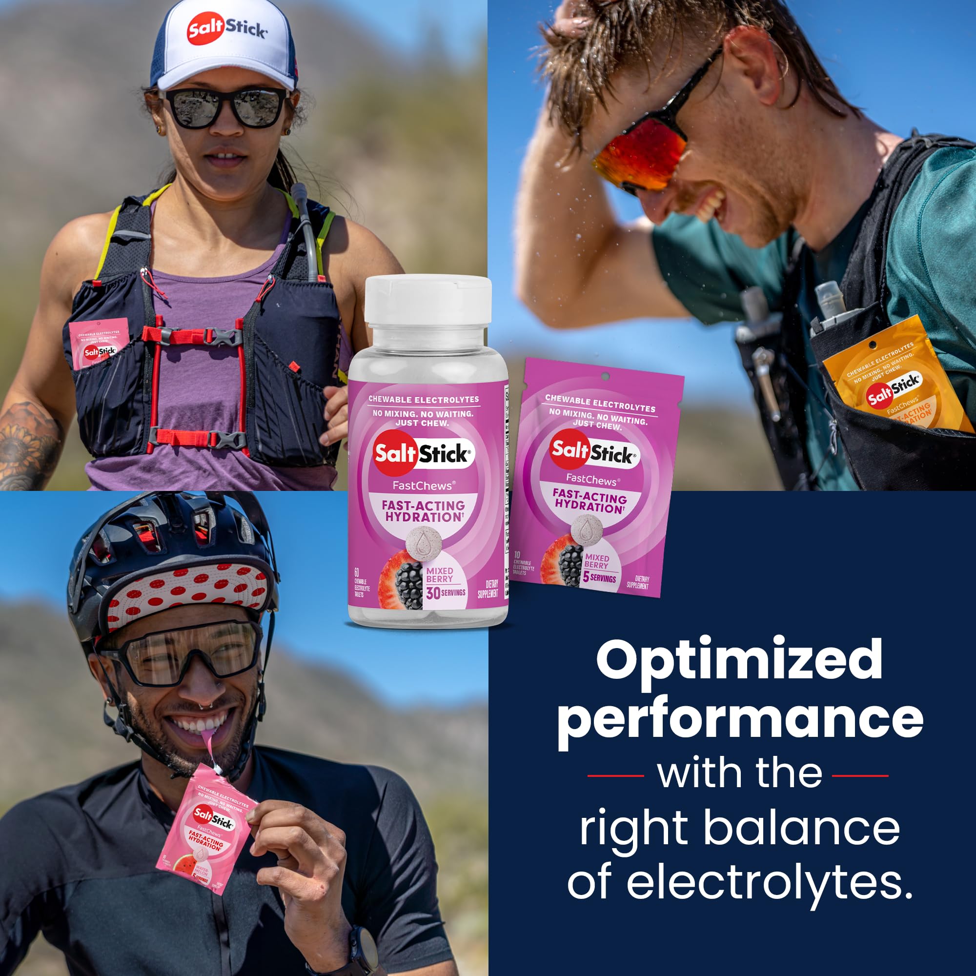 SaltStick FastChews during yoga help maintain hydration and focus