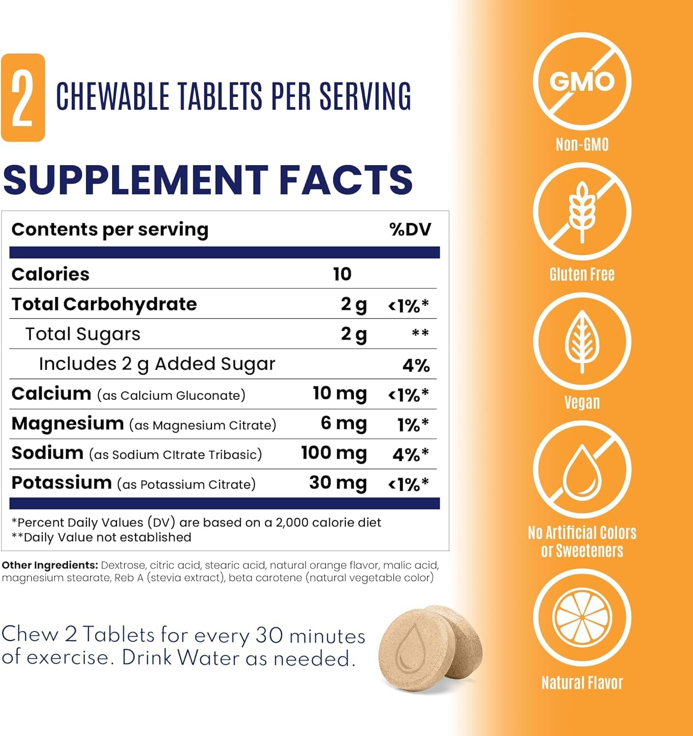 SaltStick FastChews orange tablets tucked in a backpack for quick electrolyte during hikes.