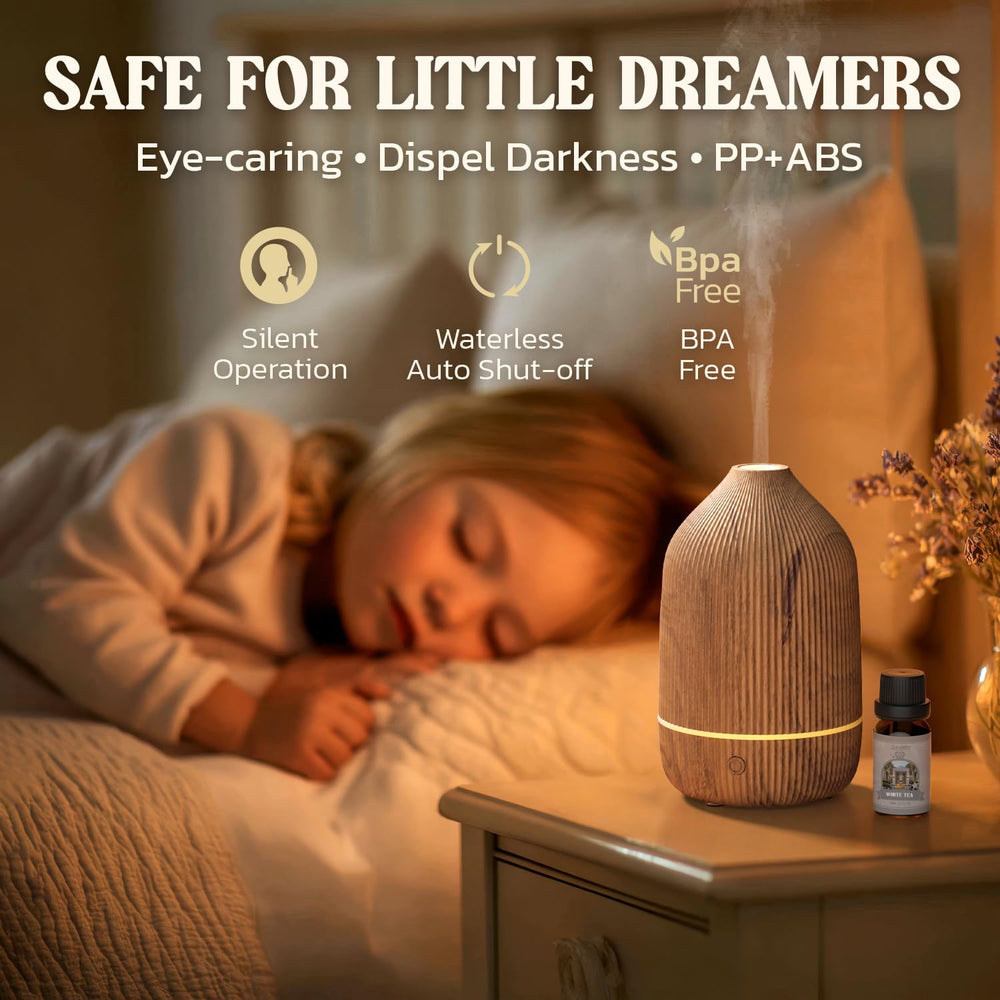 Salubrito auto shut-off diffuser ensuring safe use during evenings.