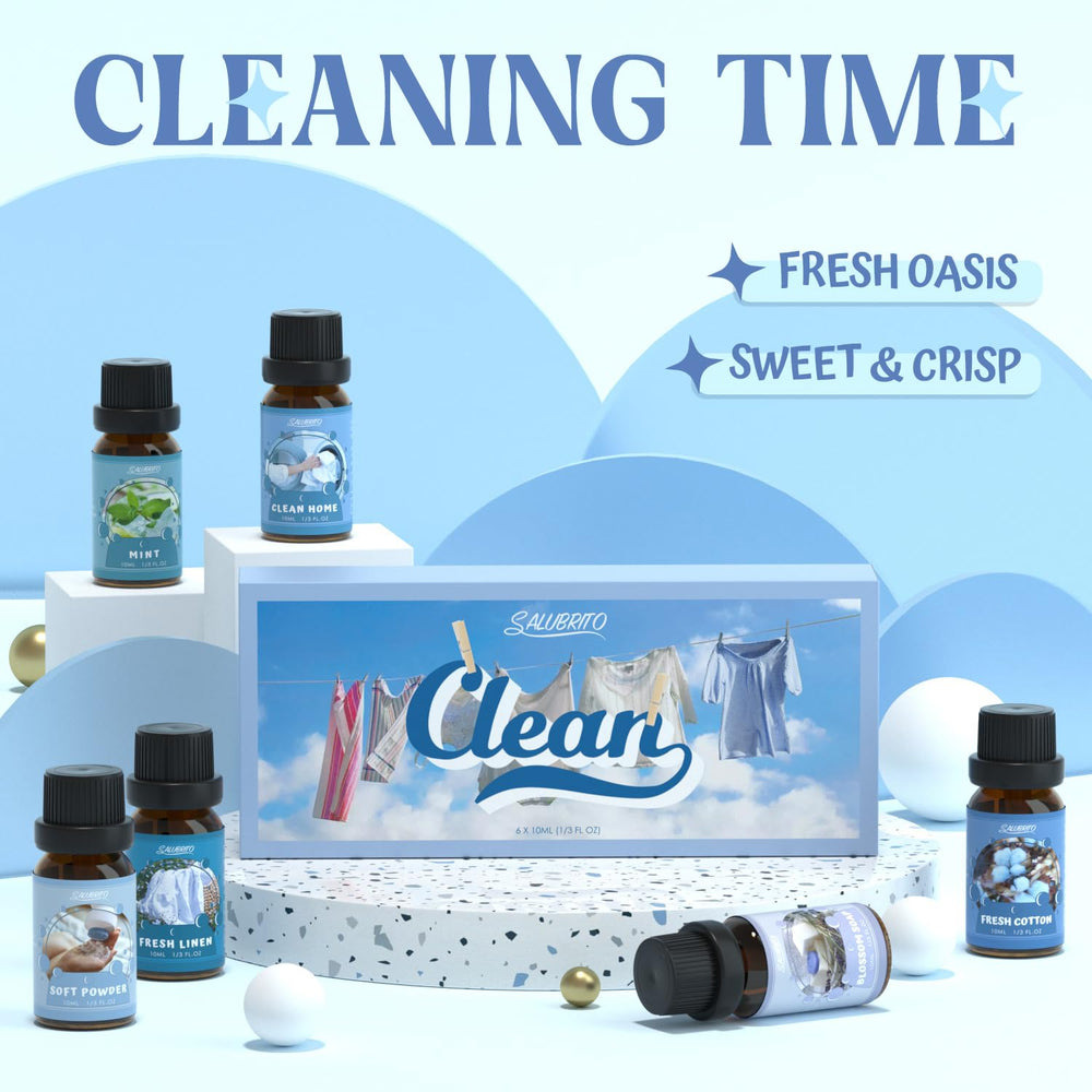 Salubrito Clean Fragrance Oils Set mint cool air for summer