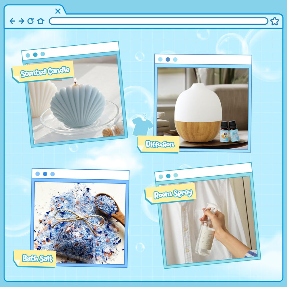 Salubrito Clean Laundry scented oil — versatile diffuser use for home ambience.