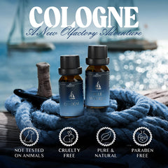 Salubrito Cologne Nocturne 10ml bottle enhances home office ambiance.